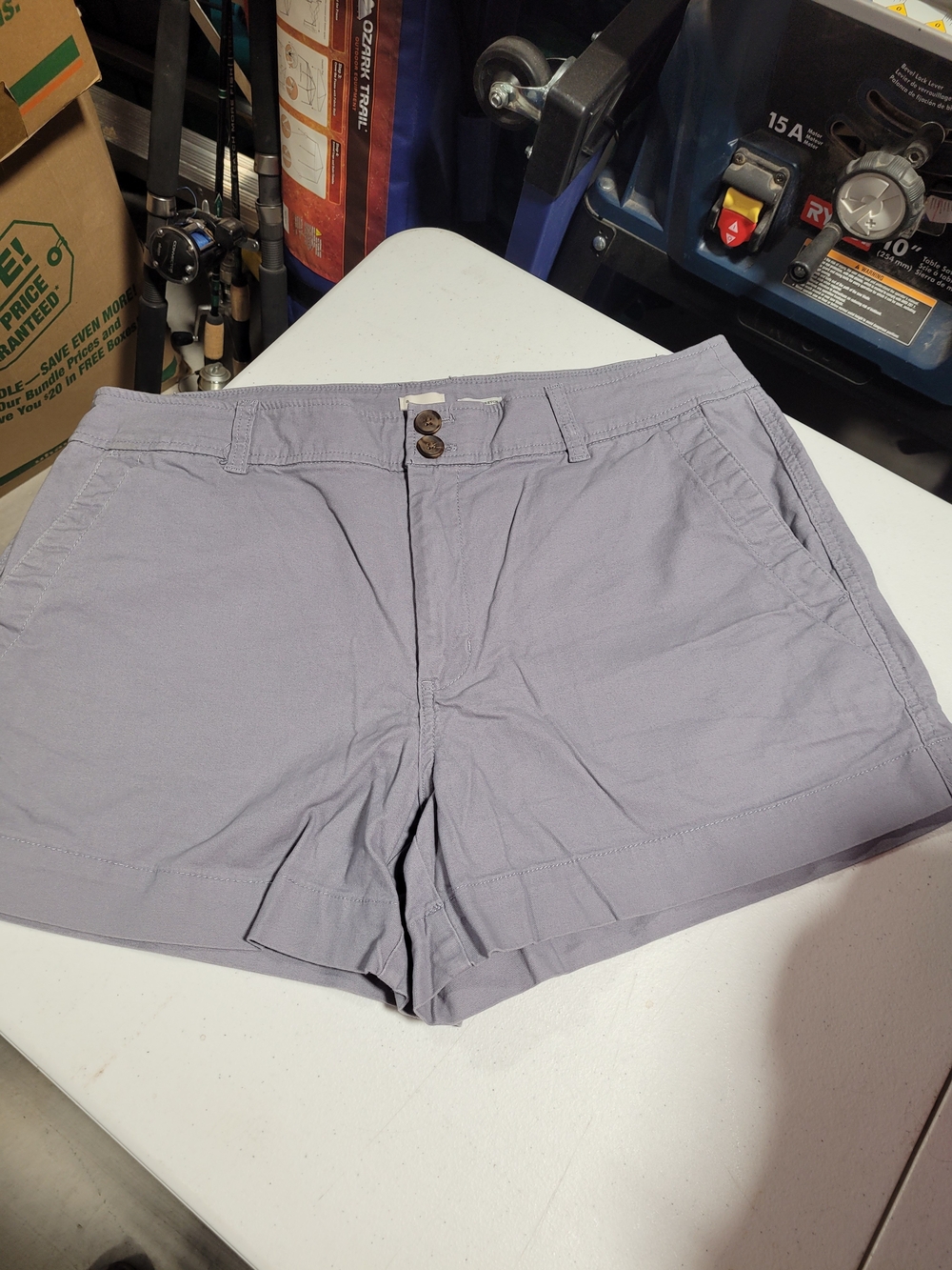 a new day Light Gray Women's Bermuda Shorts